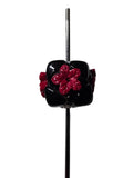 Schwarz Herz/ Rote Blume